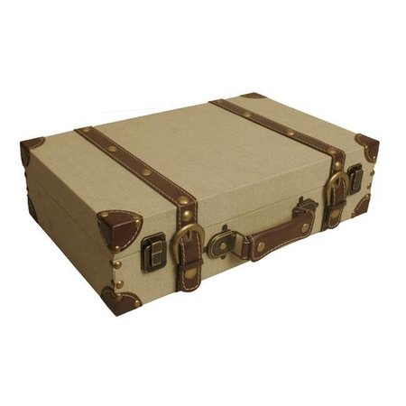WALD IMPORTS Wald Imports 70060 Light Tan Canvas Suitcase 70060